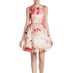 Alice and Olivia 100% Silk floral dress